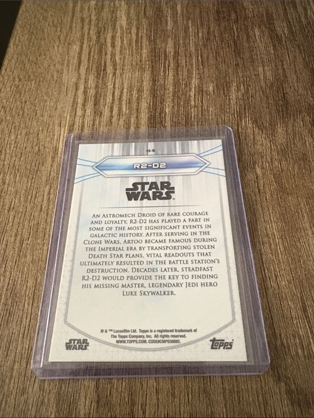 Star Wars R2-D2 Card - Picture 2 of 2